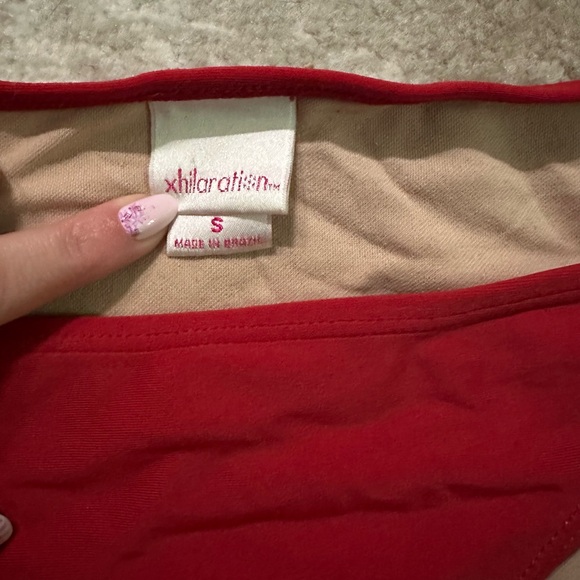 Xhileration Red beaded bikini bottom - Picture 2 of 2